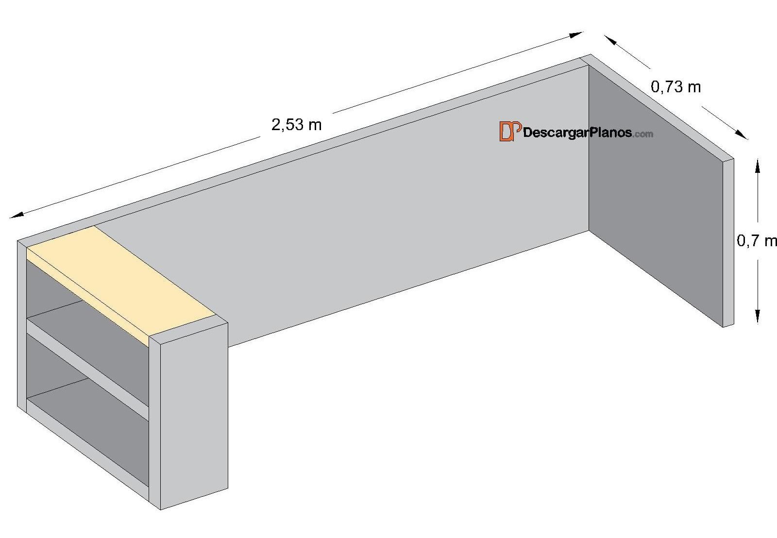 planos para hacer un sofa cama