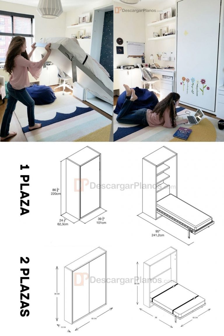 22 ideas de Sistema de placas de camas abatibles  camas, planos de cama  plegable, camas abatibles