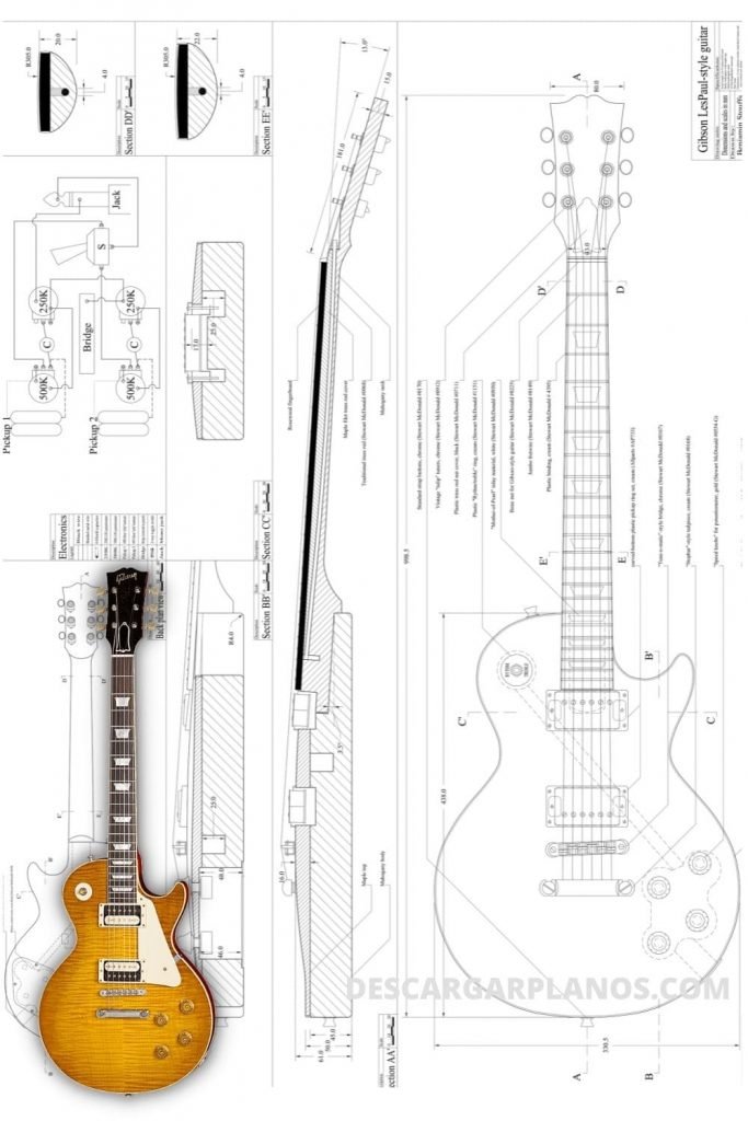planos gibson les paul gratis pdf