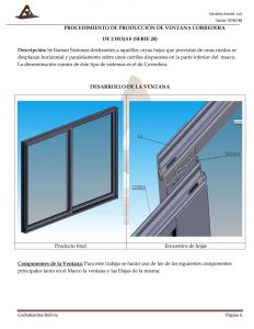 Manual para fabricar ventanas de aluminio