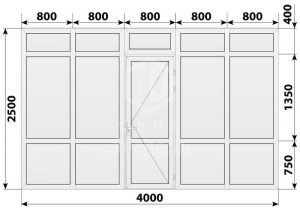 medidas de puerta ventana de aluminio