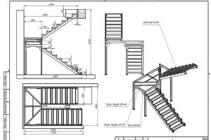 escalera metalica planos pdf