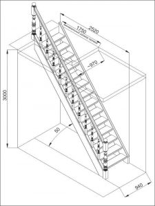 planos de escaleras para espacio reducido