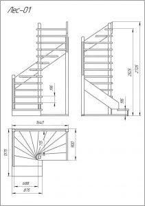 planos de escaleras en espacios reducidos