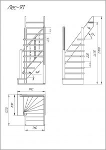 planos de escaleras en espacios reducidos medidas