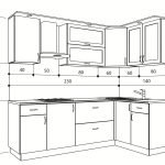 planos de cocinas integrales con medidas