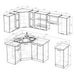 planos de cocinas integrales con medidas pdf pequeña