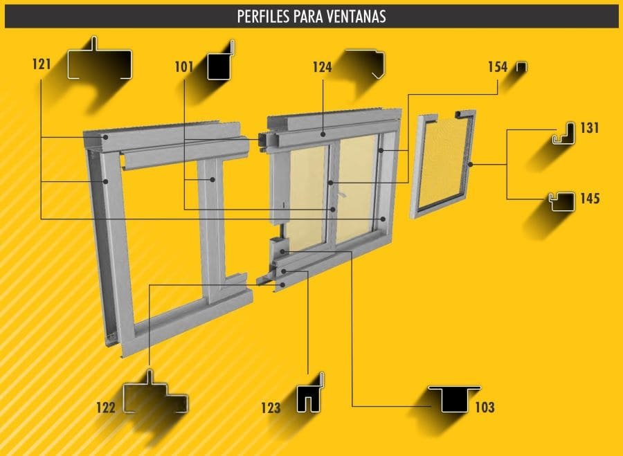 perfiles de herreria para ventanas