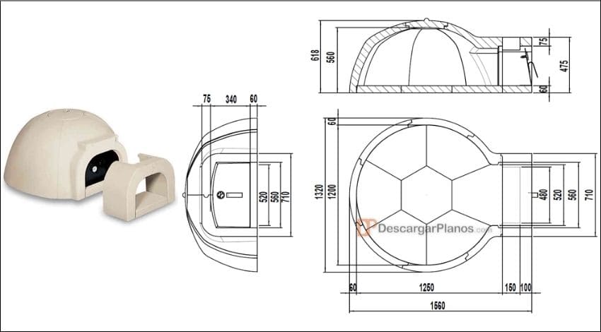 planos horno de leña pdf