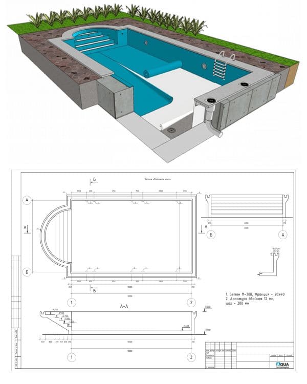 planos de piscinas con medidas