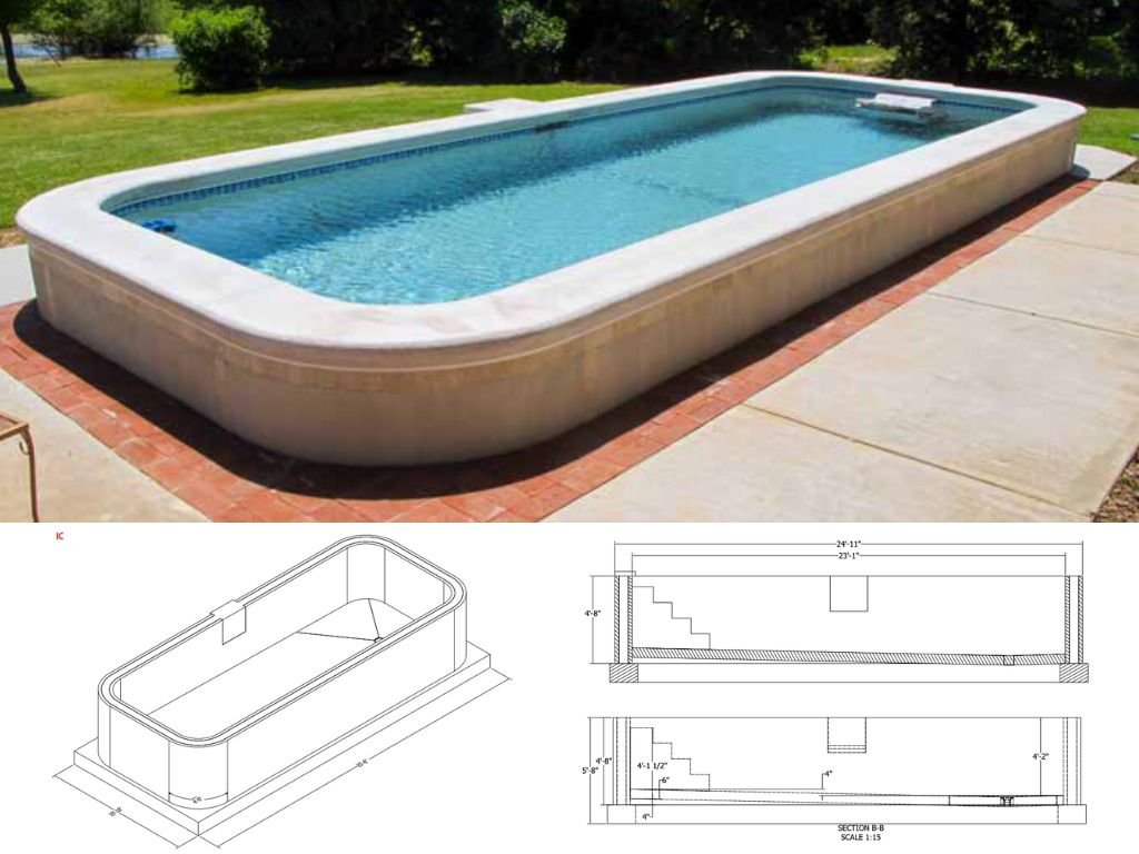 Construir una piscina de concreto